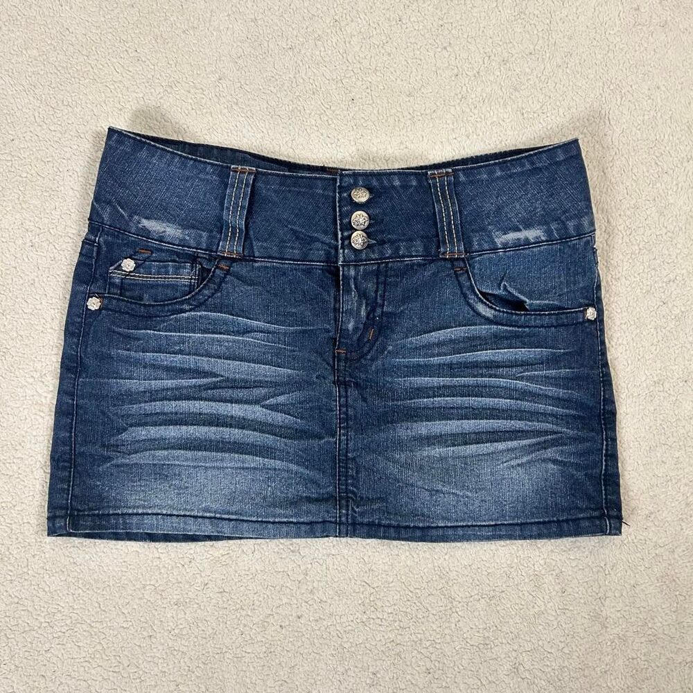 Y2K l.e.i Denim Mini Skirt